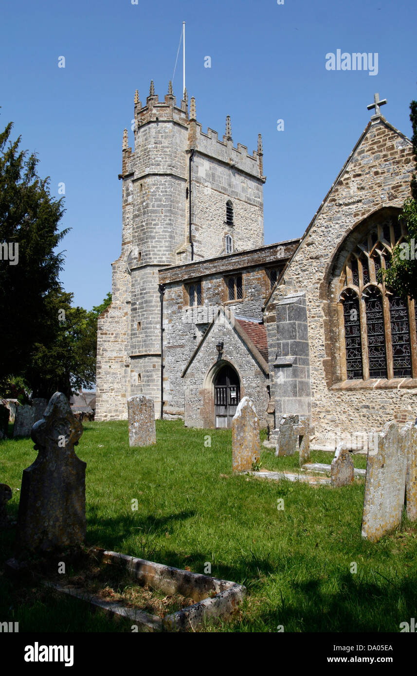 St Mary the Virgin church Puddletown Dorset England UK Stock Photo - Alamy