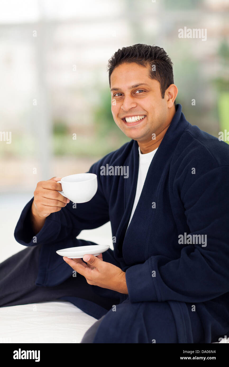 Indian man drinking hires stock photography and images Alamy