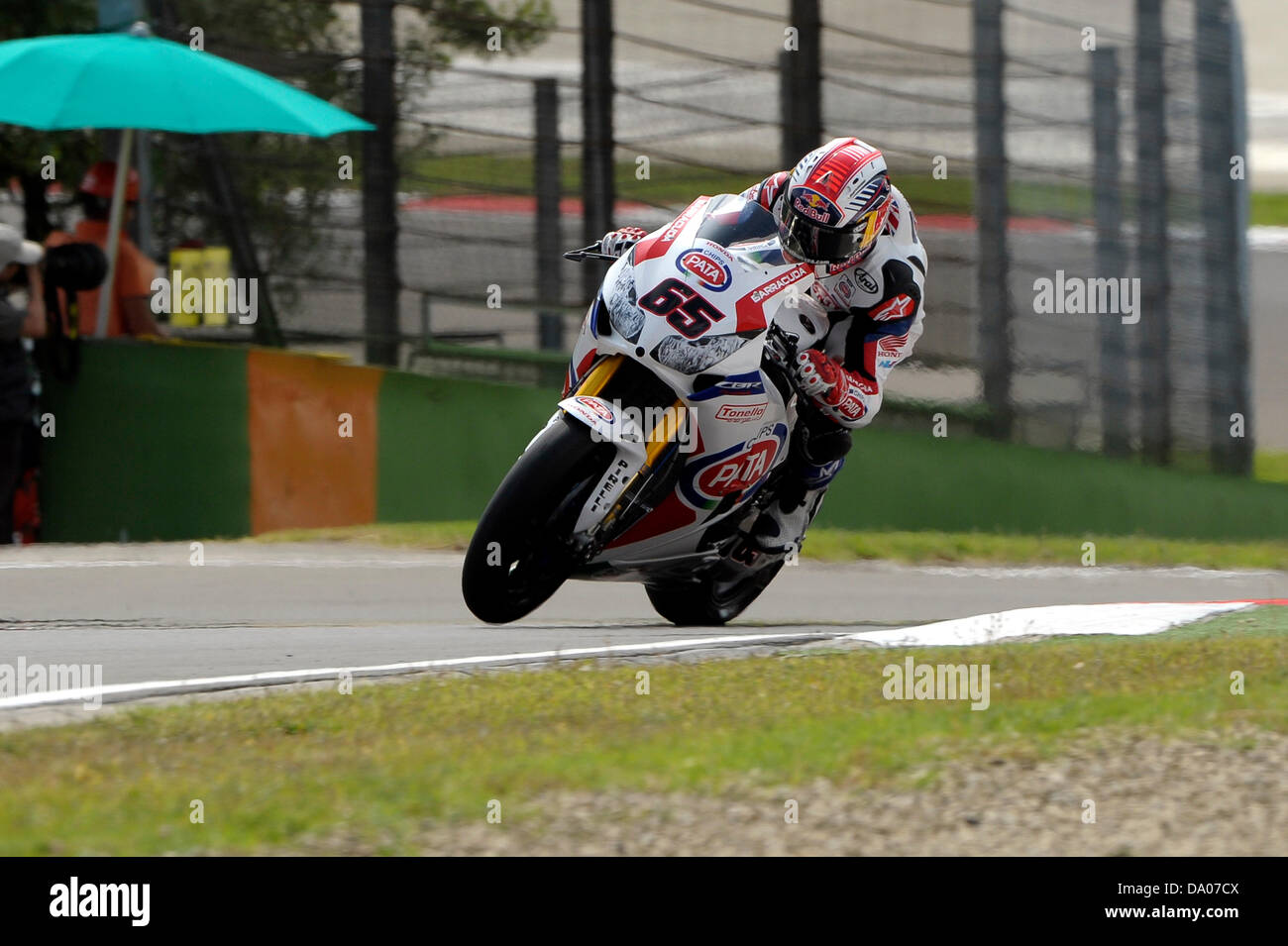 Imola, Italy. 29th June 2013. Jonathan Rea  during the World Superbikes Championships from Imola. Stock Photo