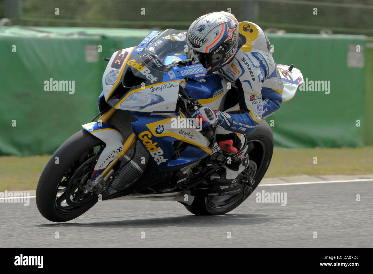 Imola, Italy. 29th June 2013. MArco Melandri during the World Superbikes Championships from Imola. Stock Photo