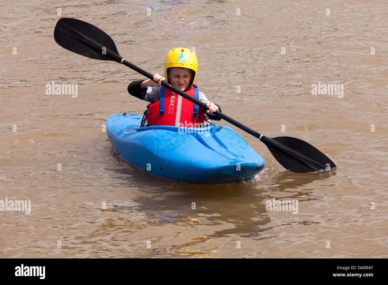 Children enjoying watersports at Chesterfield Canal Trust's festival at
