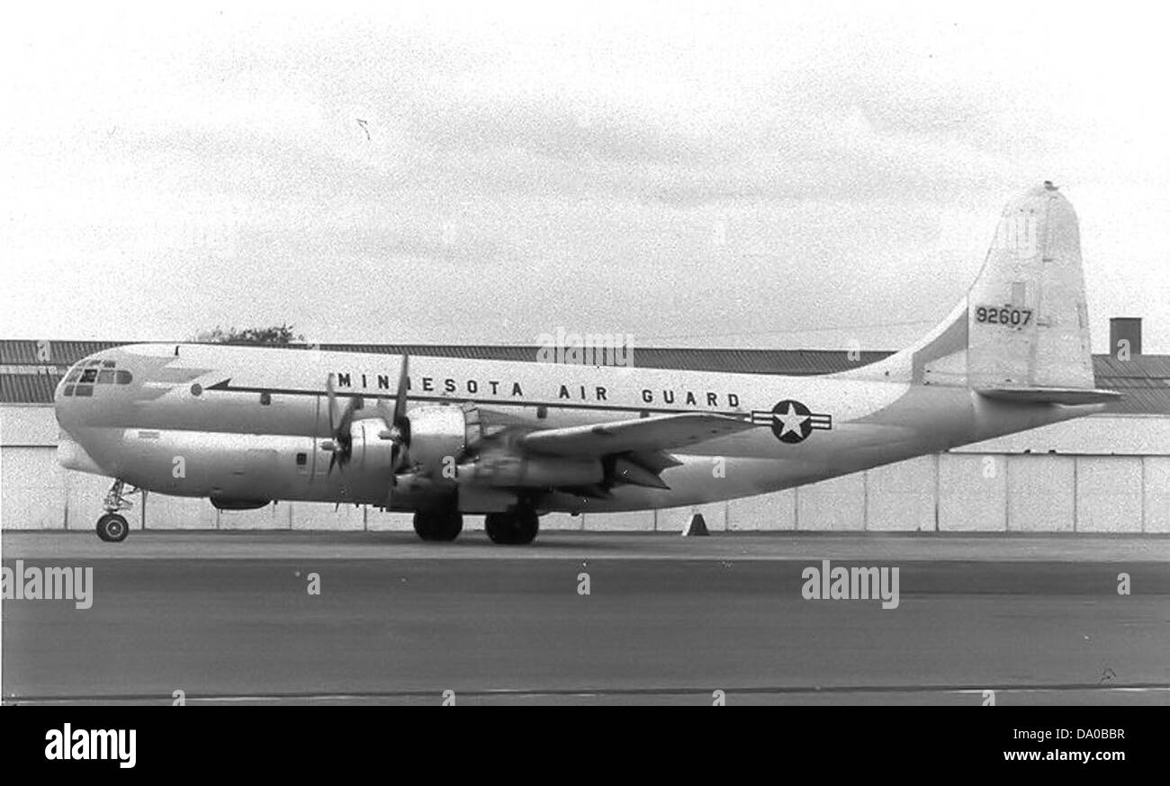 109th Air Transport Squadron Boeing C-97A Stratofreighter 49-2607 Stock Photo