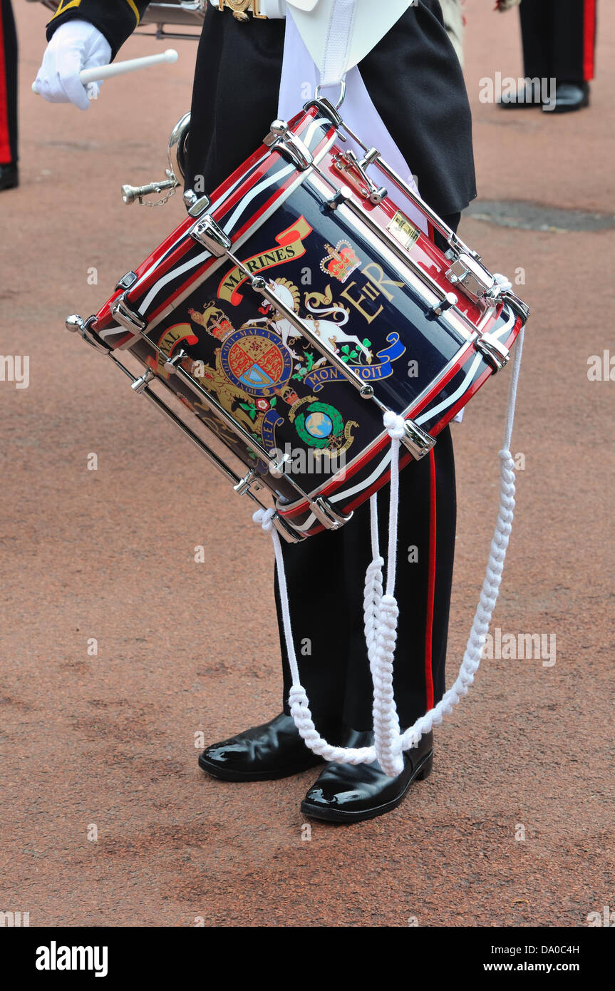 Glasgow, UK. 29th June, 2013. Armed forces day. Members of the Royal Marines parade through Glasgow city centre Credit:  Douglas Carr/Alamy Live News Stock Photo