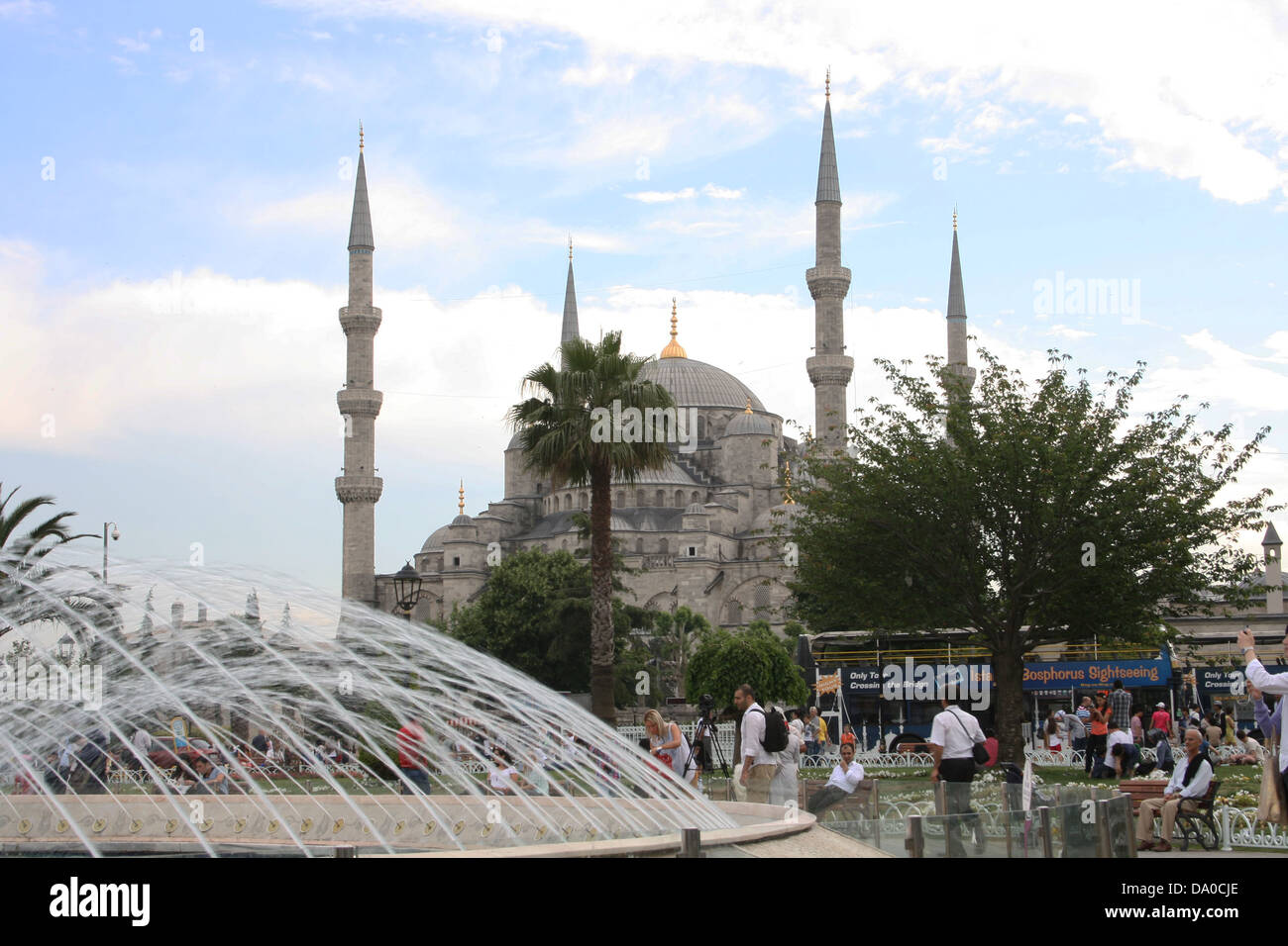 The Sultan Ahmed Mosque (Blue Mosque),Istanbul,Turkey Stock Photo