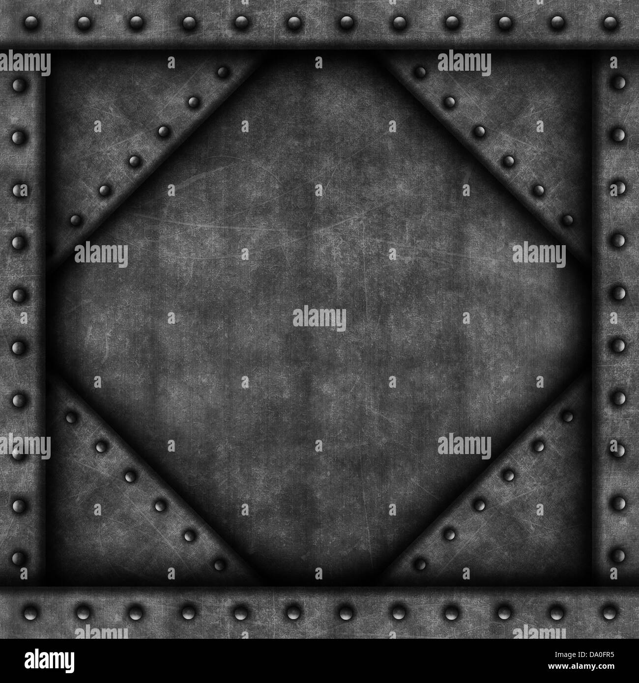 Grunge background with metal texture and rivets Stock Photo - Alamy