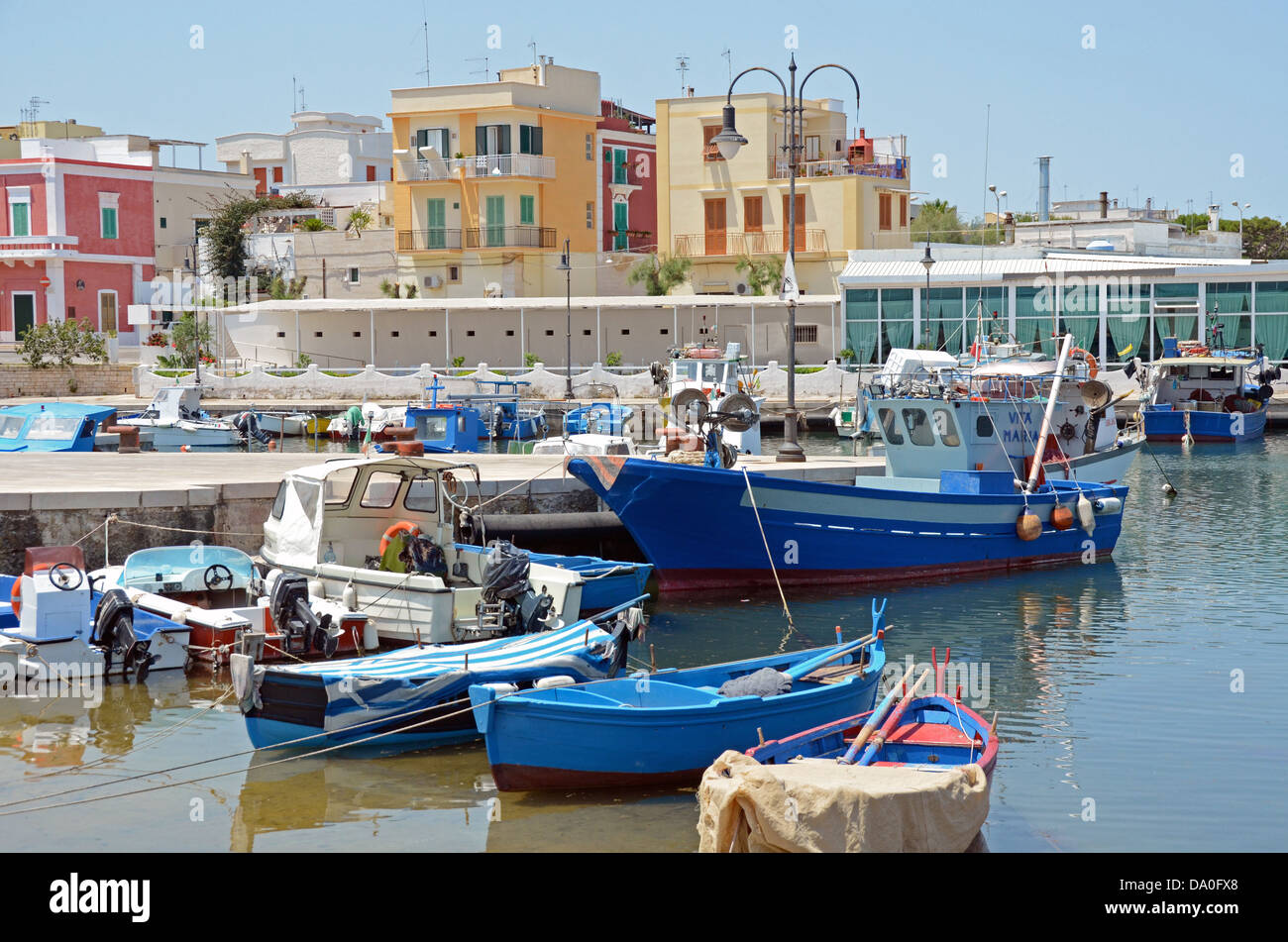 Harbour at Savelletri, Puglia, Italy Stock Photo - Alamy