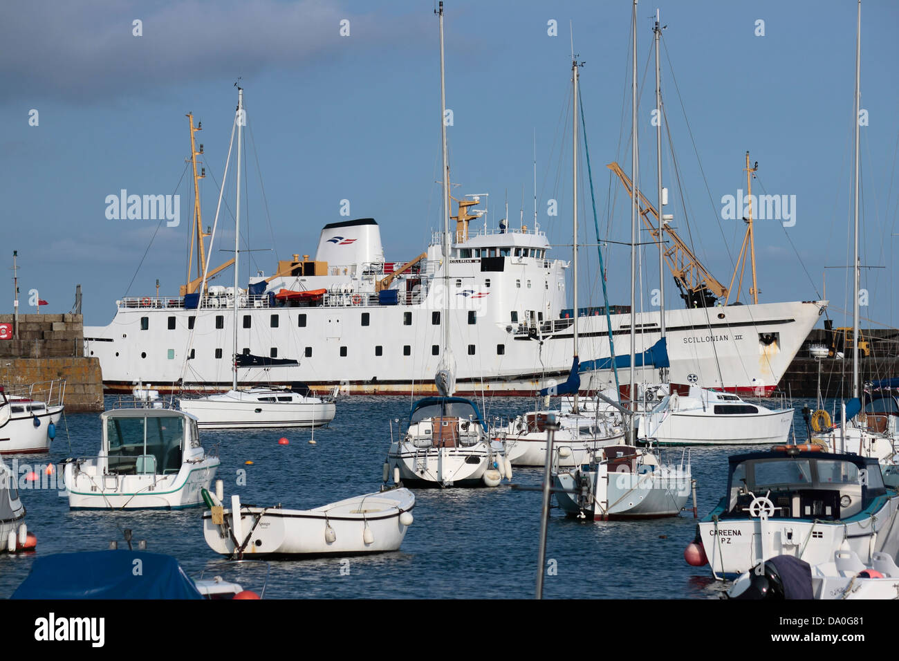 Scillonian III Penzance to Isles of Scilly Ferry in Penzance Harbour