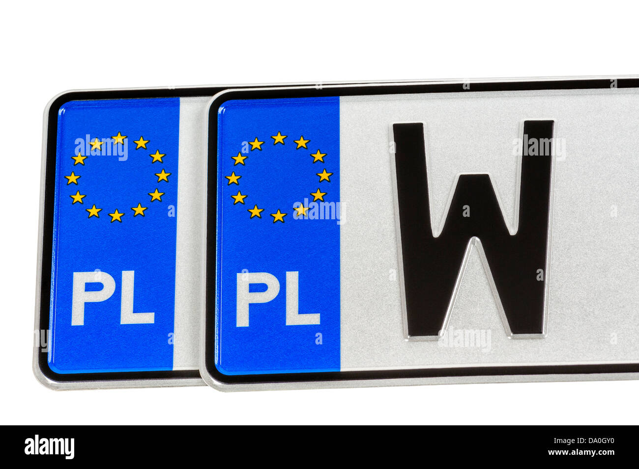 European license plates Stock Photo Alamy