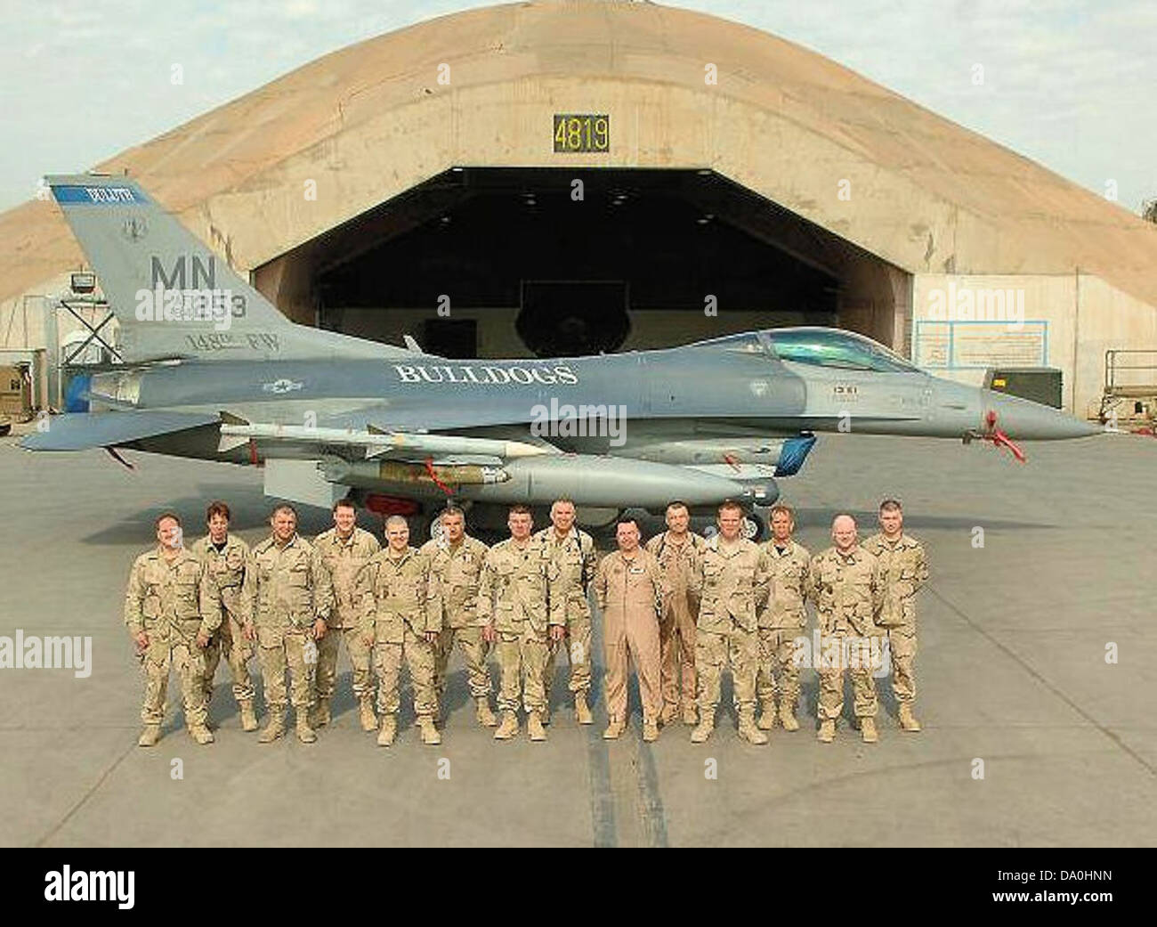 The 179th Fighter Squadron, deployed to Balad Air Base in Iraq during ...
