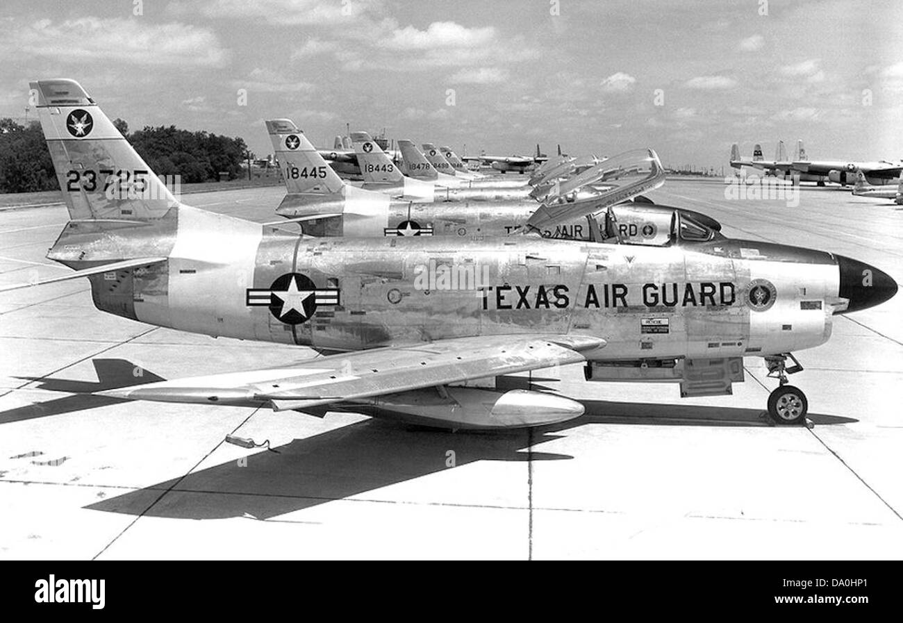 The 181st Fighter-Interceptor Squadron operated the F-86D Sabre, a jet ...
