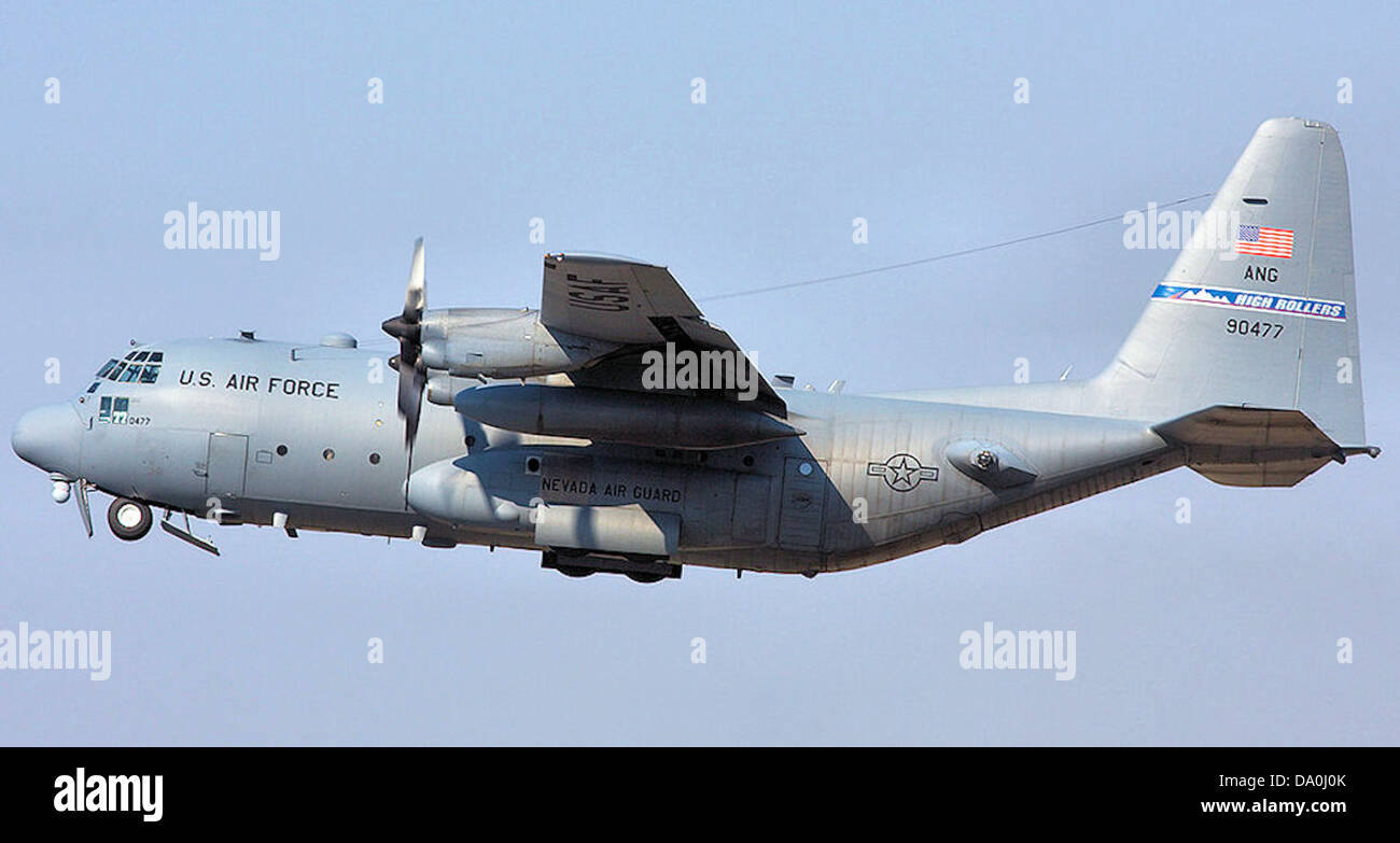 The 192d Airlift Squadron operates the C-130H Hercules, used for ...