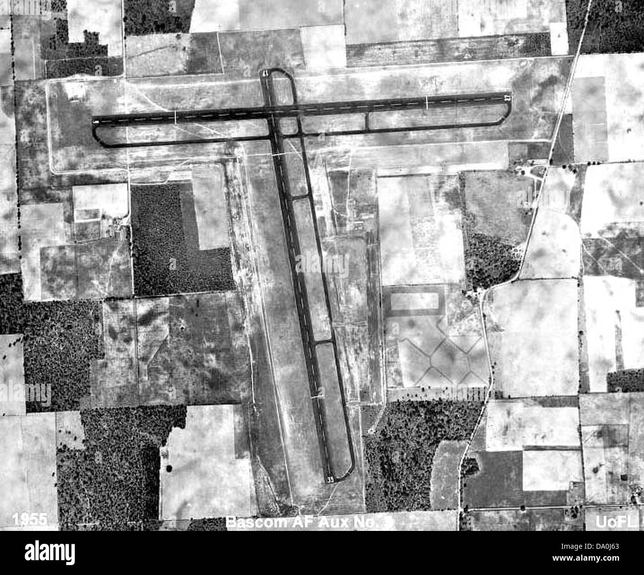 Auxiliary Field 1955 Florida Stock Photo Alamy