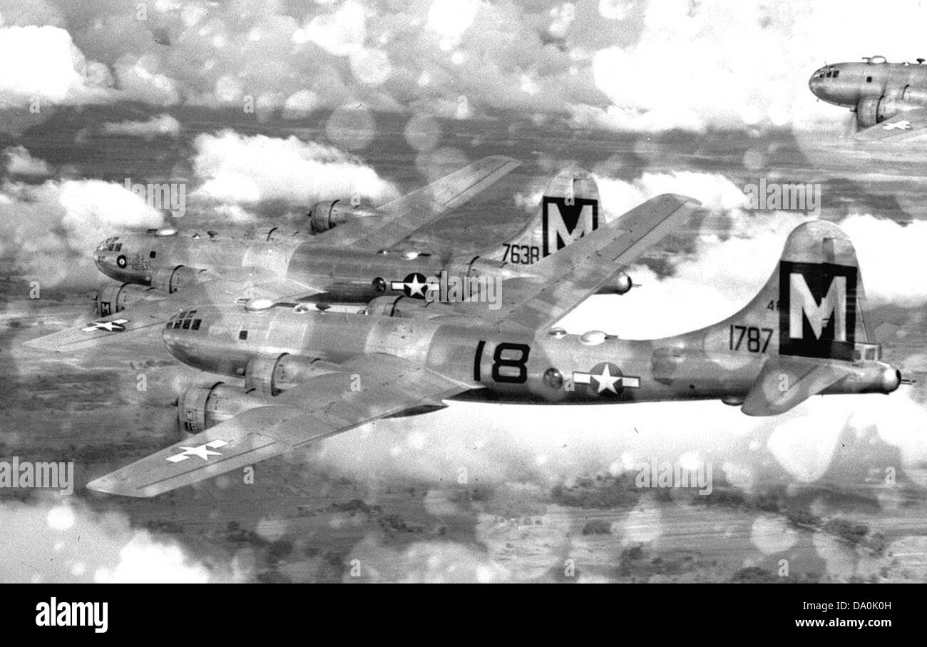 19th Bombardment Group B-29 Superfortresses 1945 Stock Photo - Alamy