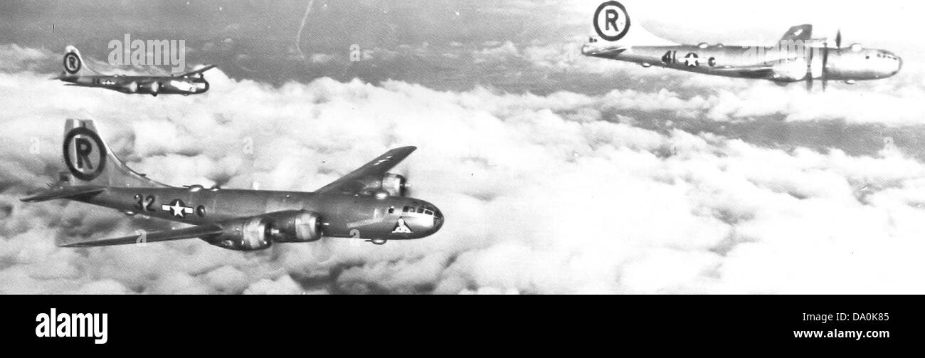 6th Bombardment Group B-29s 1945 Stock Photo