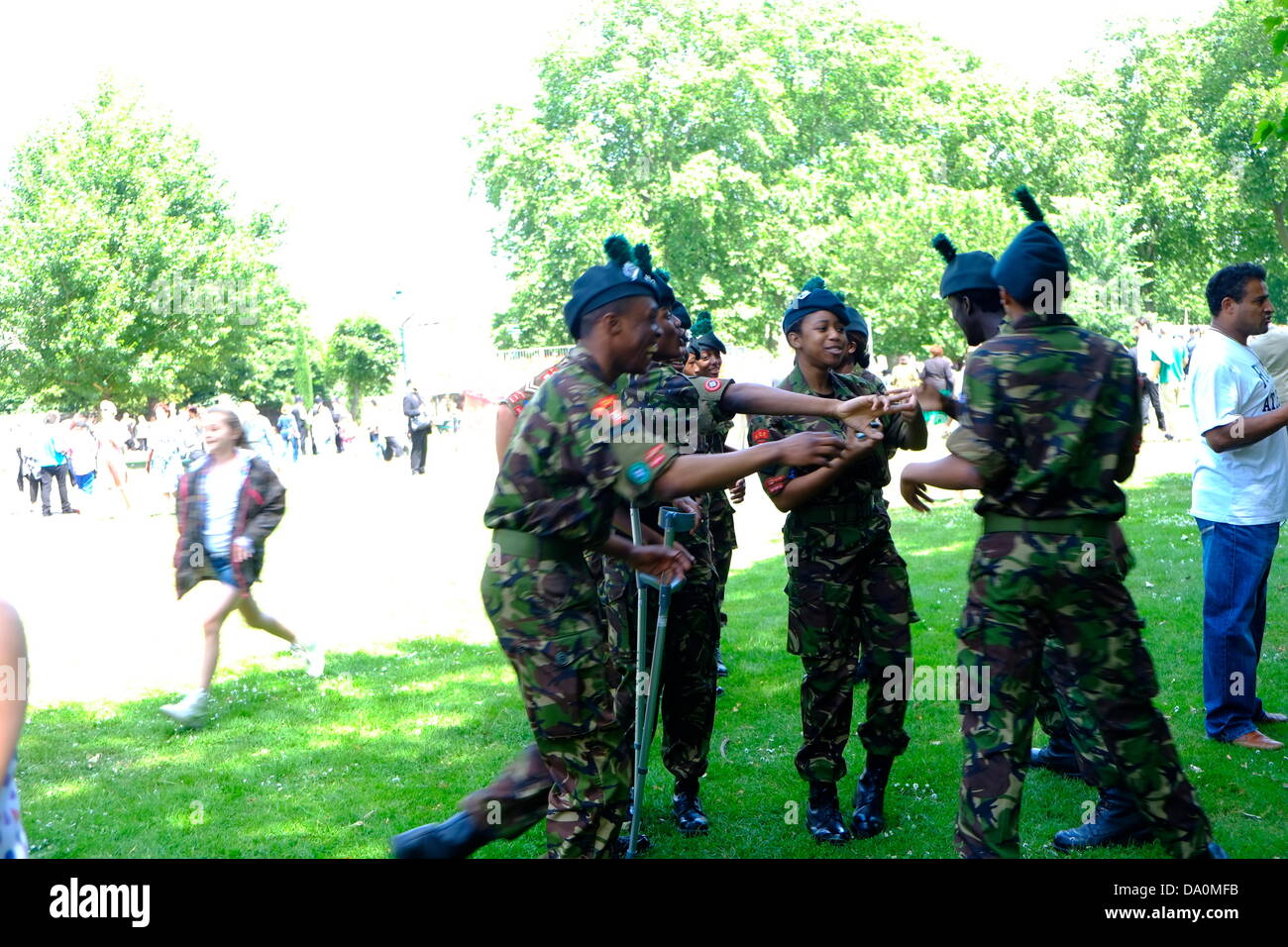 London, UK. 30th June, 2013. Armed Services day event held at the Imperial War Museum in the London Borough of Southwark The event was held on Sunday due to Pride event held on Saturday. Credit:  Rachel Megawhat/Alamy Live News Stock Photo