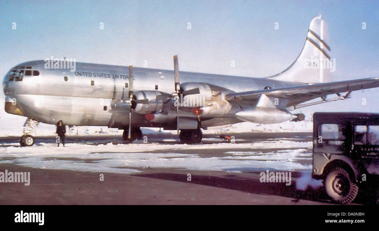 320th ARS Boeing KC-97G Stratofreighter 53-131 Stock Photo