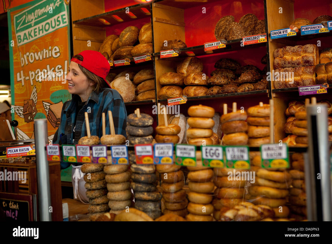 Zingerman's delicatessen restaurant is seen in Ann Arbor, Michigan