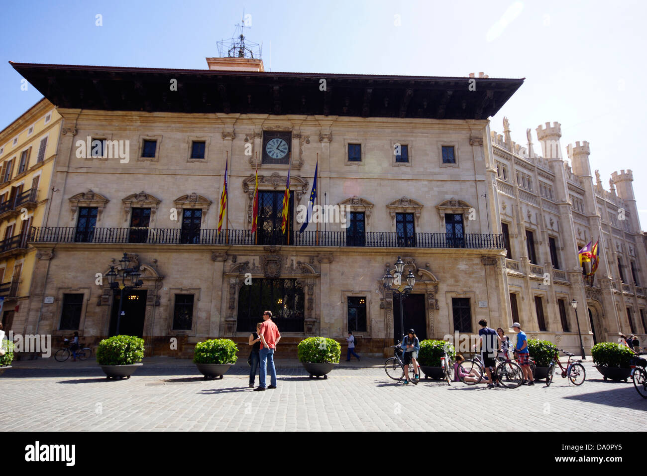 ajuntament de palma, city hall, plaza cort, palma de mallorca, mallorca