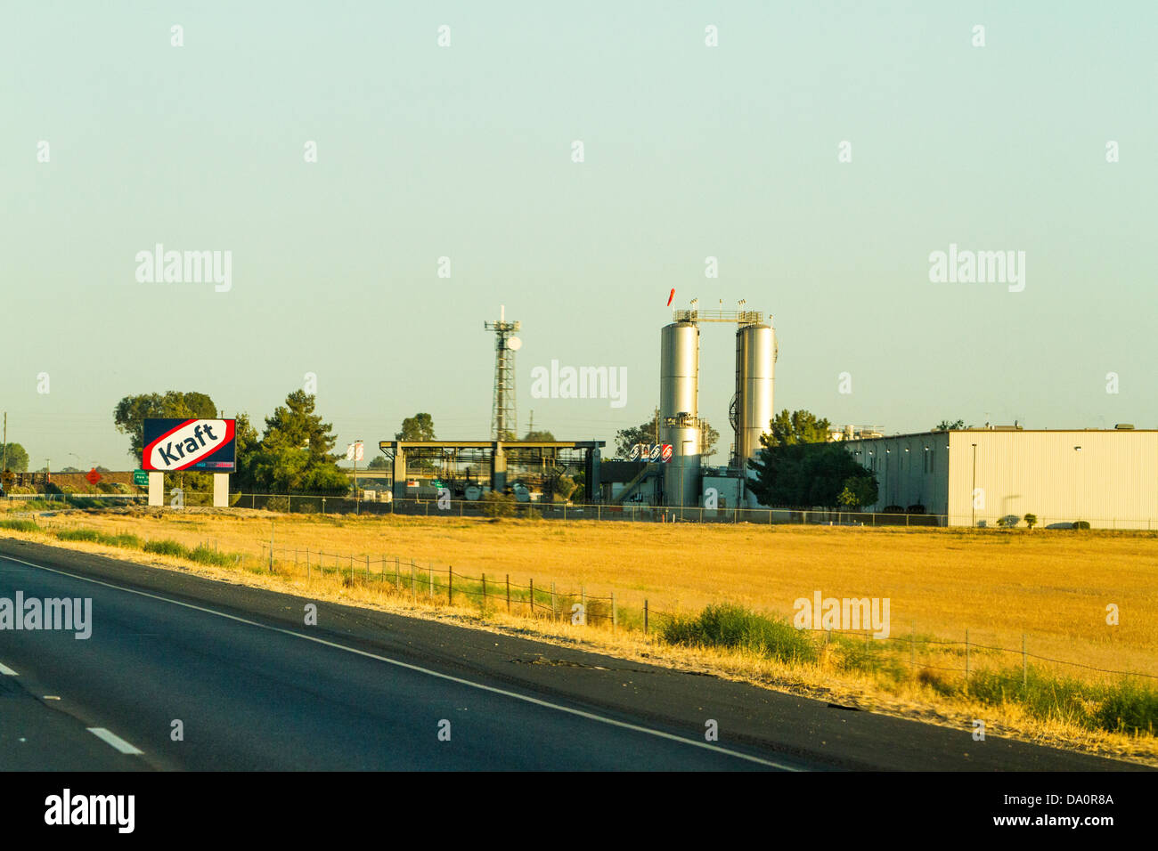 The Kraft Foods cheese Factory in Tulare California Stock Photo Alamy