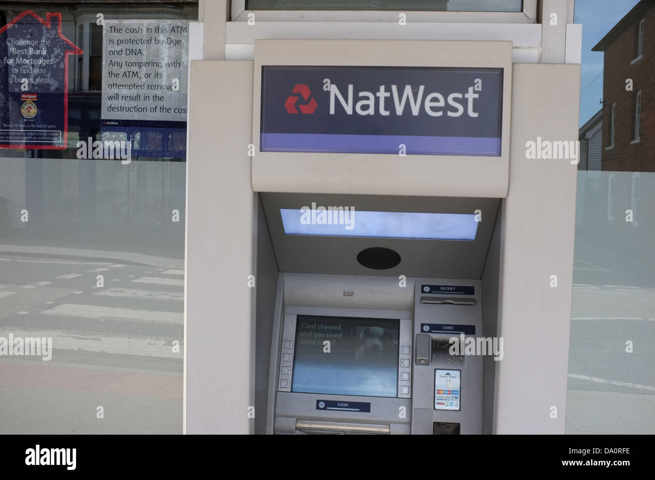 natwest cash till edenbridge town kent uk 2013 Stock Photo