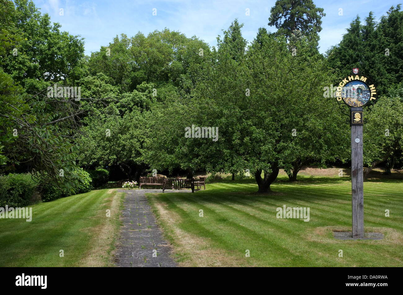 crockham hill village sevenoaks district of kent uk 2013 Stock Photo