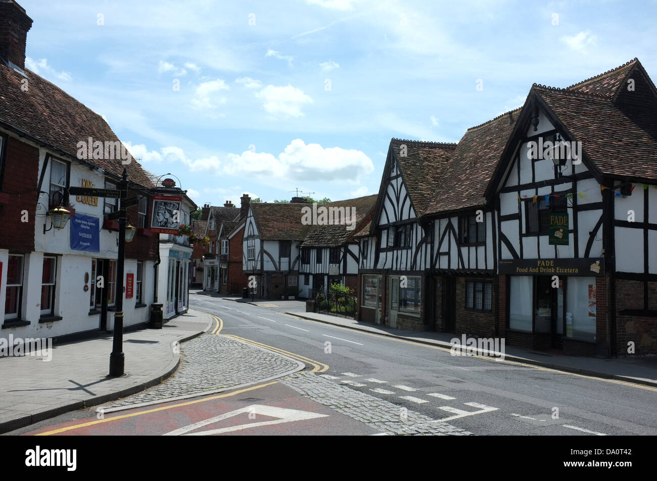 edenbridge town sevenoaks district of kent uk 2013 Stock Photo
