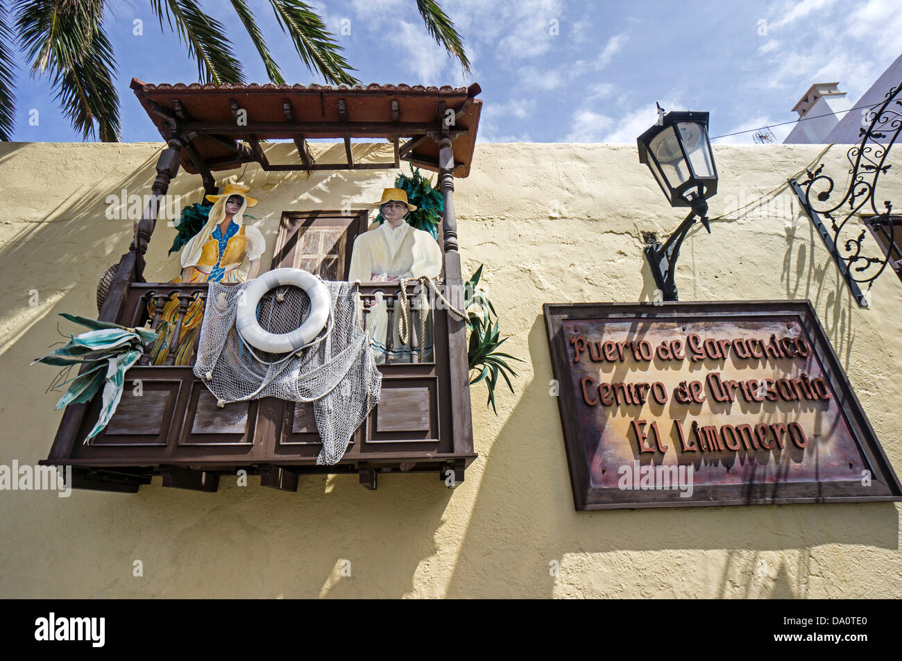 Souvenir shop in Garachico, Tenerife, Spain Stock Photo