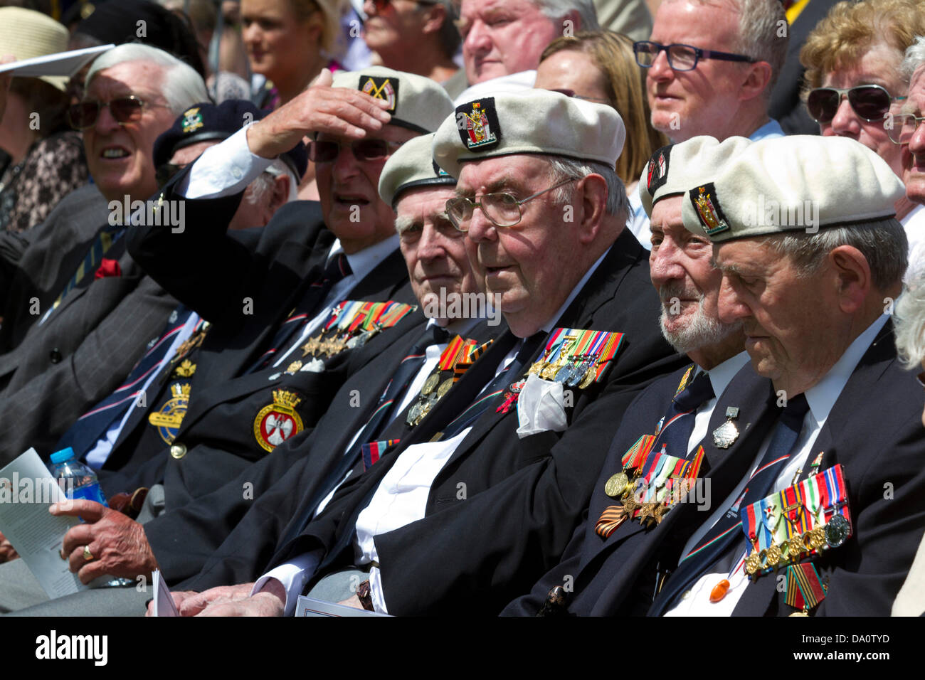 London UK. 30th June 2013. The London borough of Southwark marks Armed Forces Day with military parades and a ceremony of recognition to the British military service men and women Credit:  amer ghazzal/Alamy Live News Stock Photo