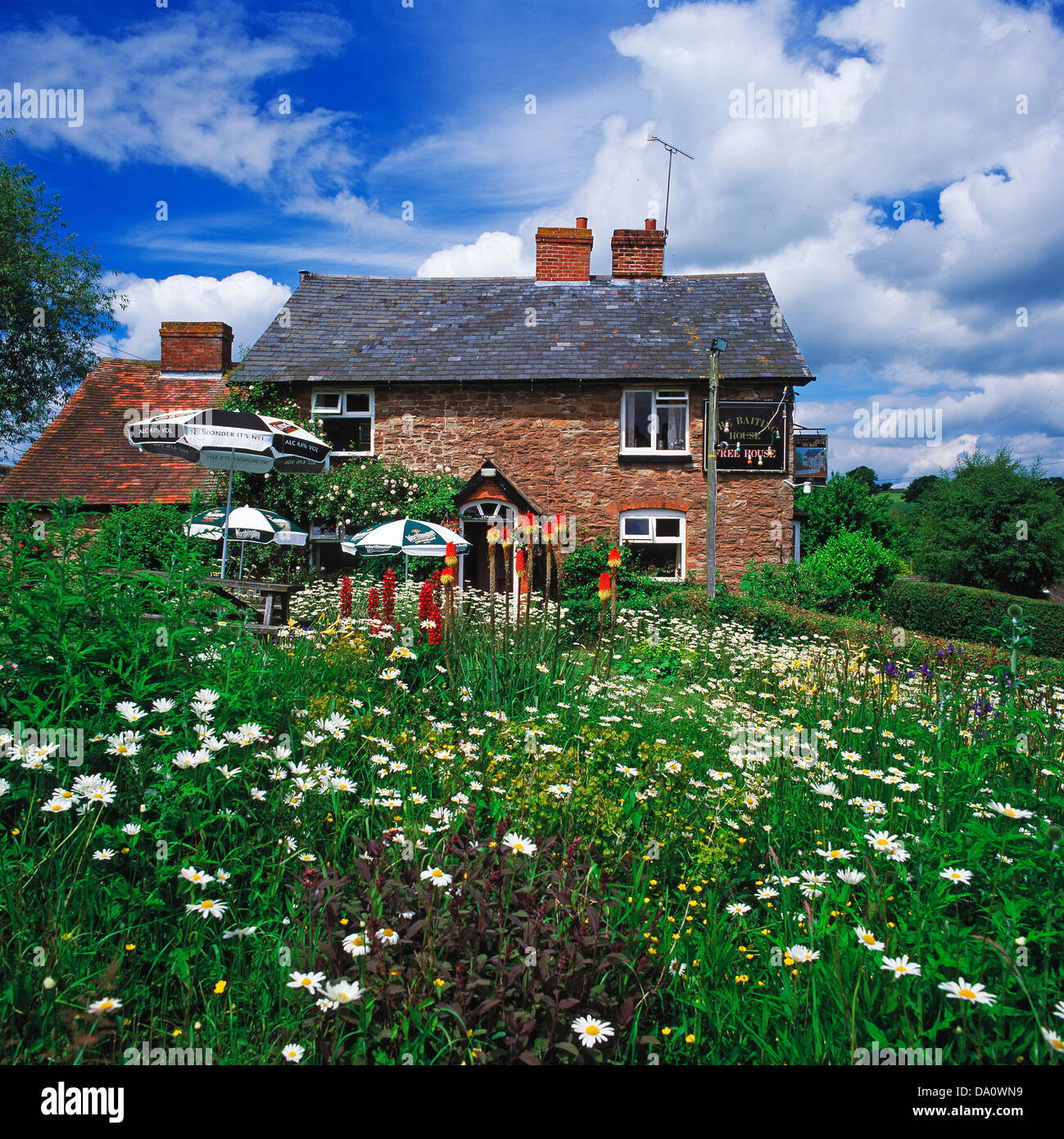 Pub, "The Baiting House", Worcestershire, England, Great Britain Stock