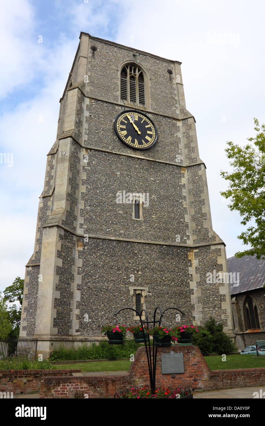 The Bell tower of St. Nicholas church, Dereham / East Dereham , Norfolk