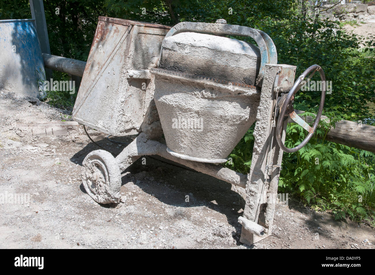 Old cement mixer hires stock photography and images Alamy