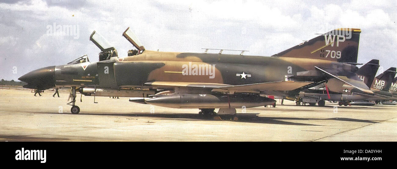 The 25th Tactical Fighter Squadron operated the McDonnell F-4D-32
