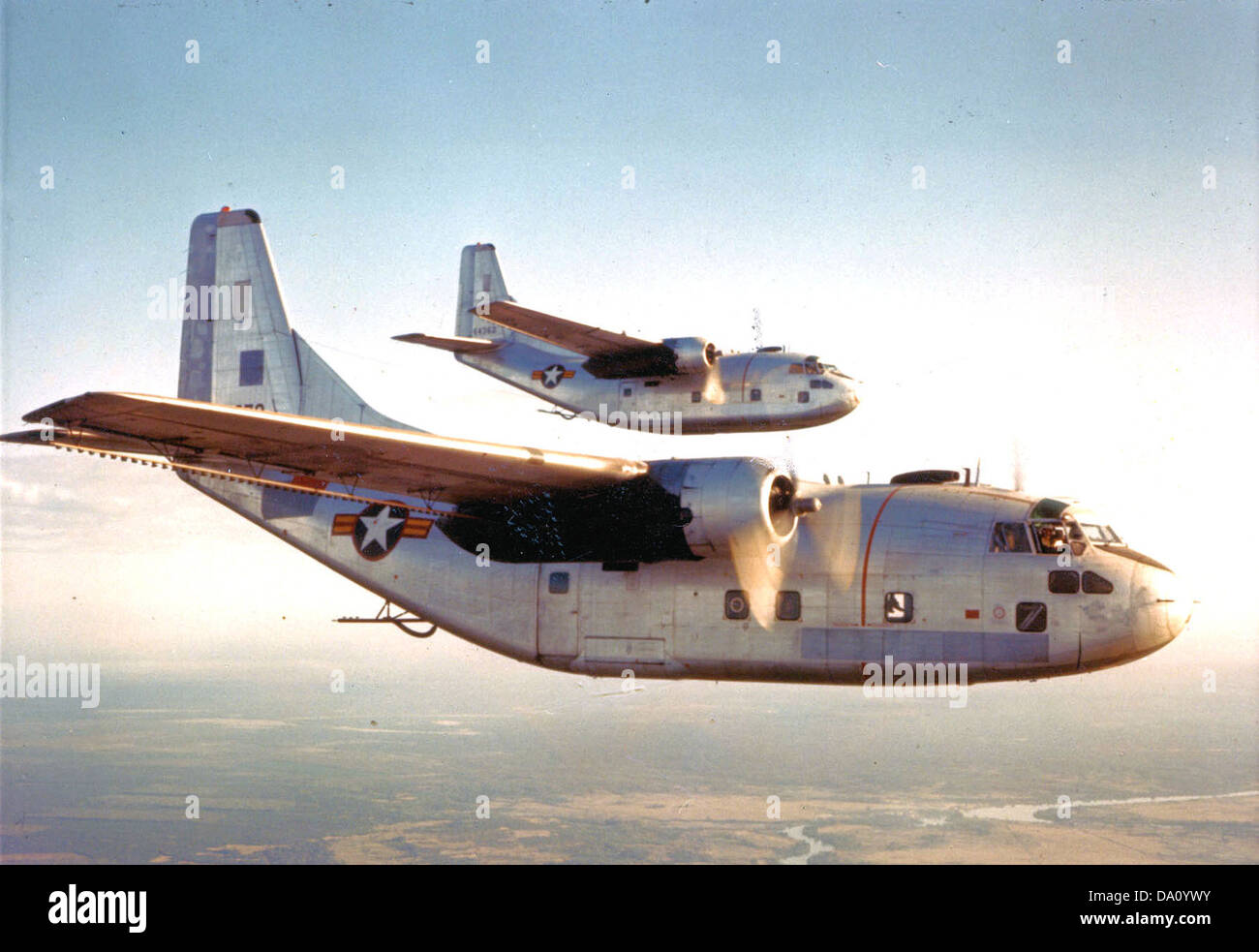 315th Air Commando Group C-123 Providers in VNAF markings 1962 Stock Photo