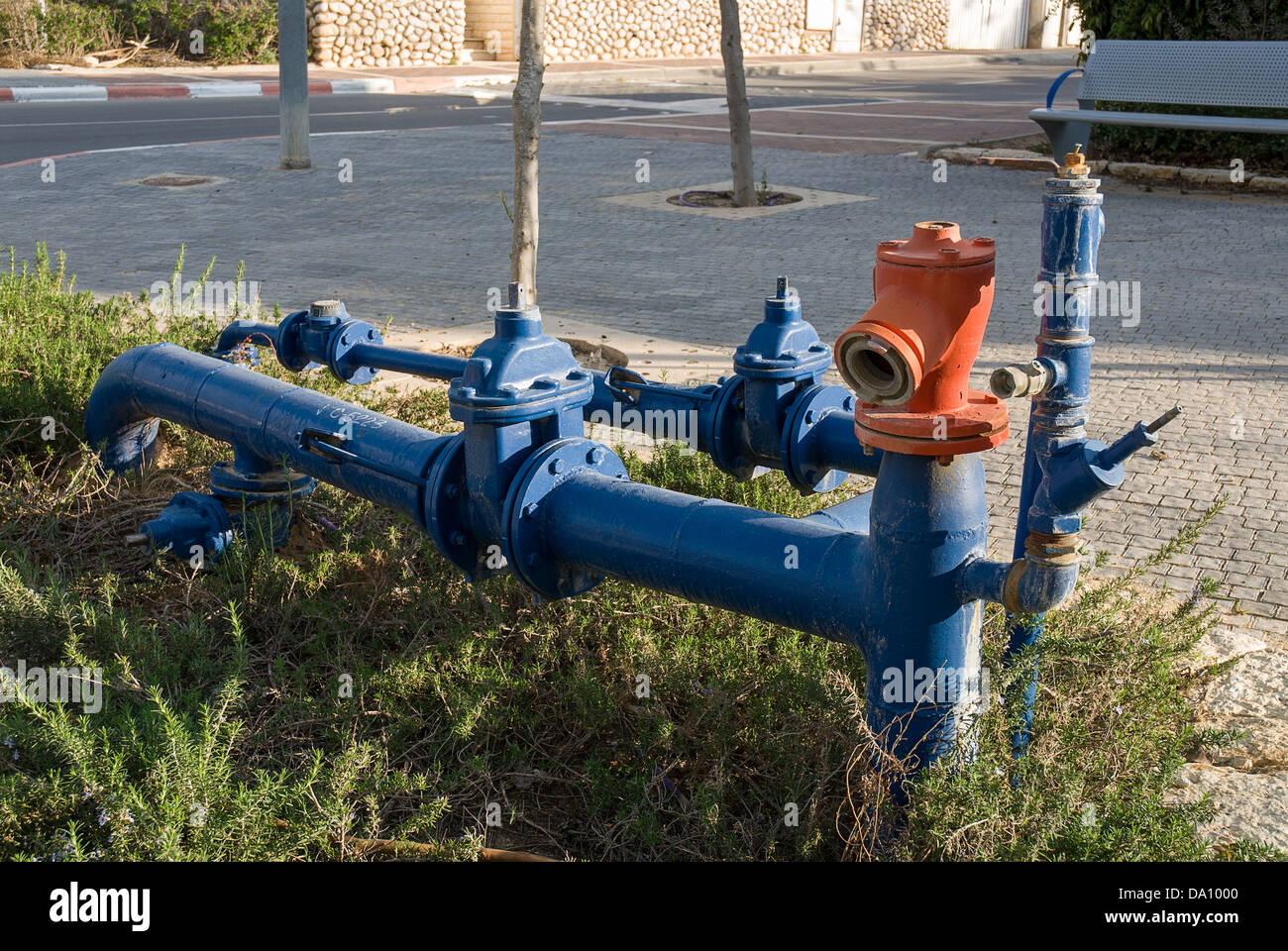 Fire hydrant and pipe for review and control system of underground