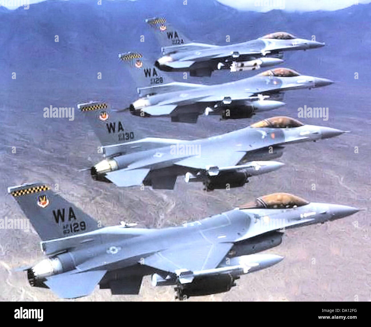 414th Composite Training Squadron - 1992 formation Stock Photo - Alamy