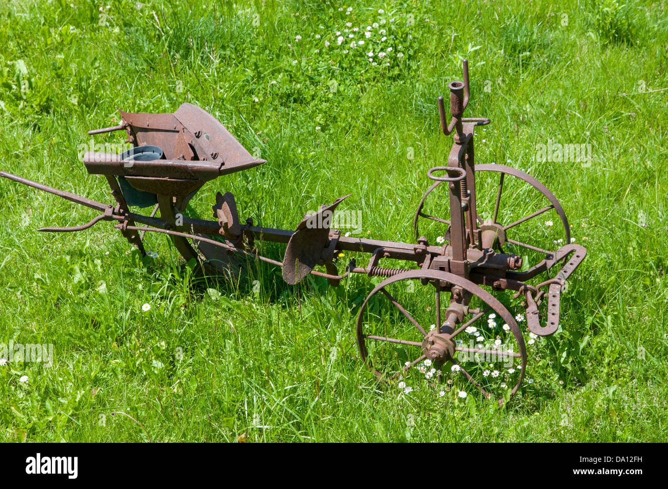 Used part for the field Stock Photo - Alamy