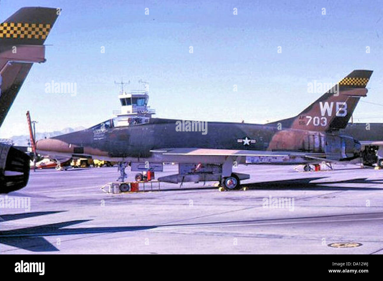 4536th Fighter Weapons Squadron North American F 100d 30 Na Super Stock Photo Alamy