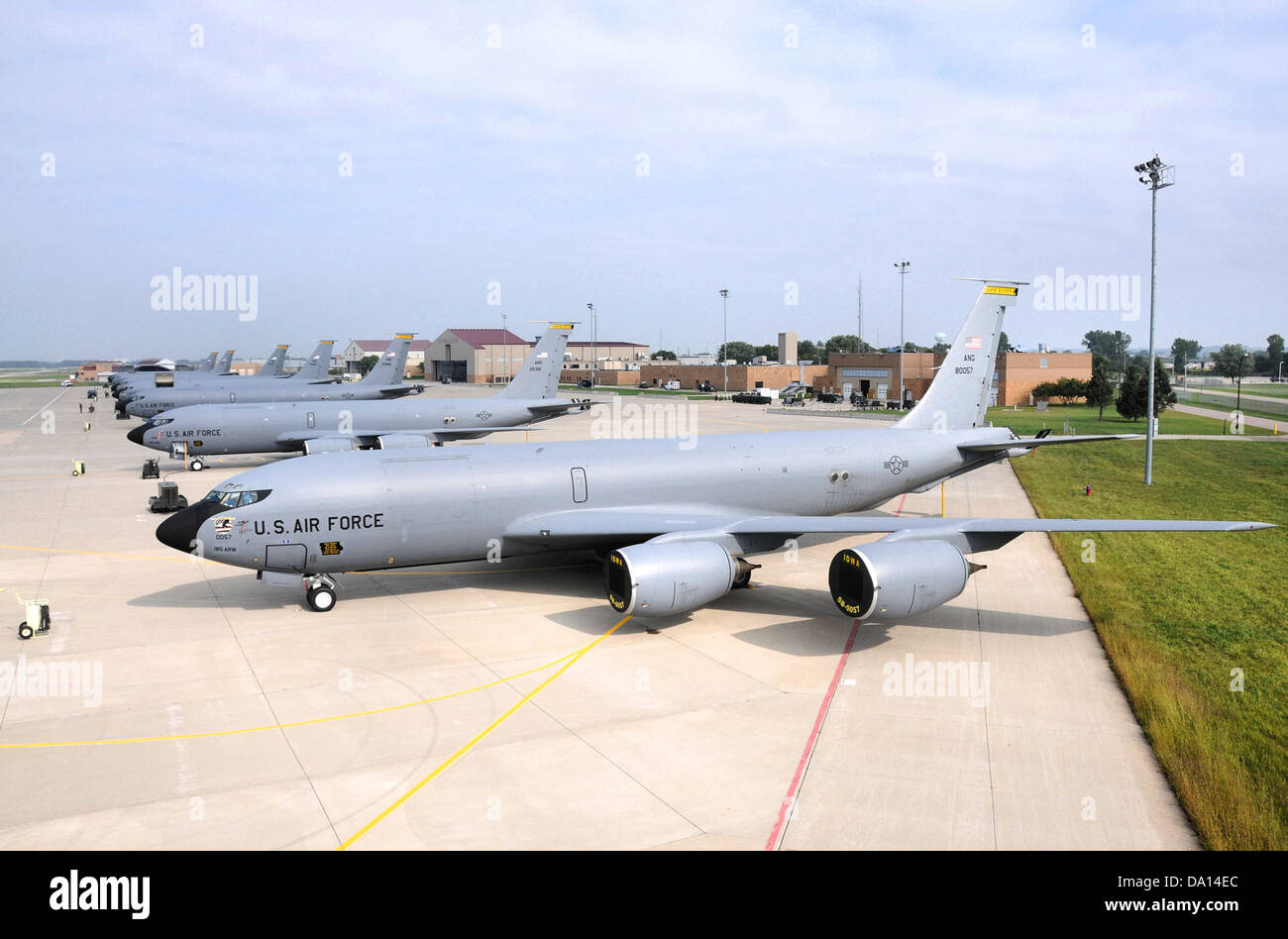 185th Air Refueling Wing KC-135s Sioux City IA Stock Photo