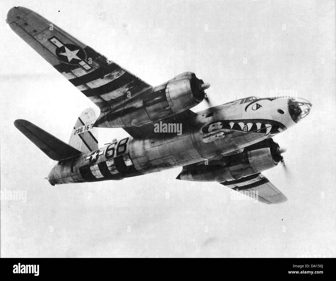 599th Bombardment Squadron-B-26 Marauder Stock Photo