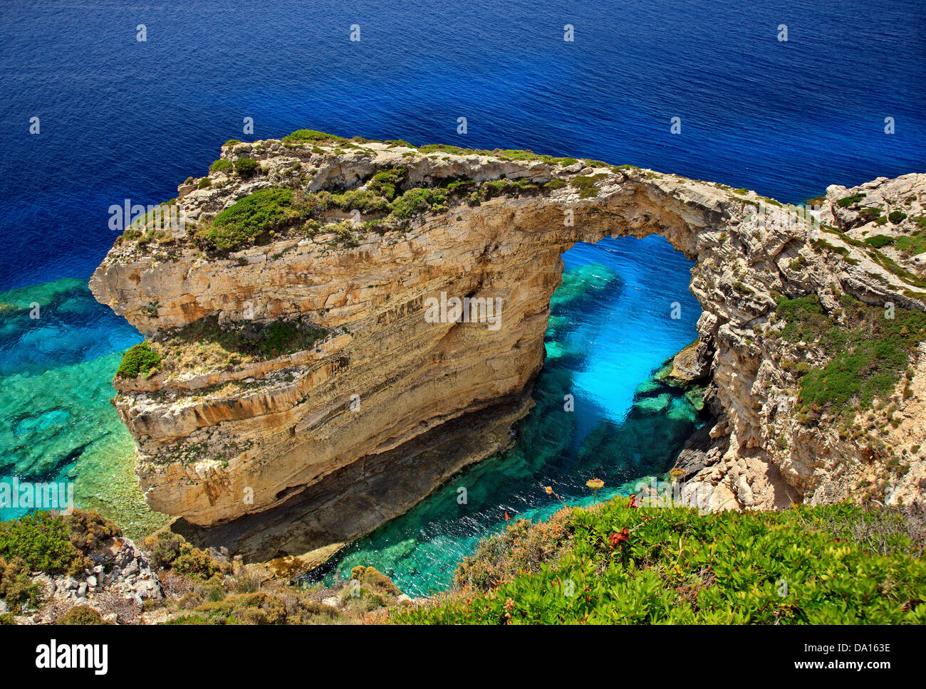 Trypitos also Known As Kamara A Natural Rocky Arch At Paxos Paxi trypitos-also-known-as-kamara-a-natural-rocky-arch-at-paxos-paxi