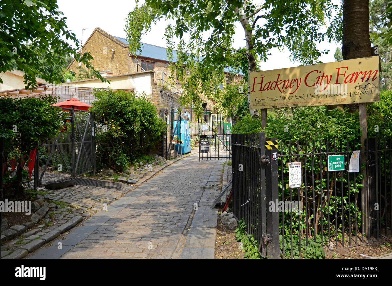 The Hackney City Farm in east London Stock Photo - Alamy