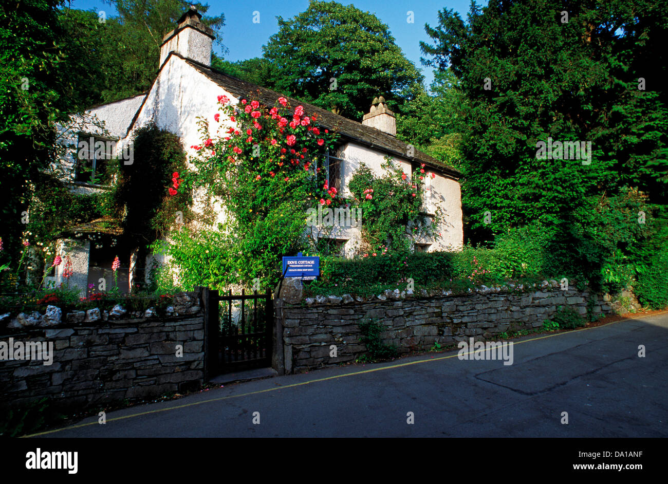 Wordsworth's house, Dove Cottage, Grasmere, The Lake District, England