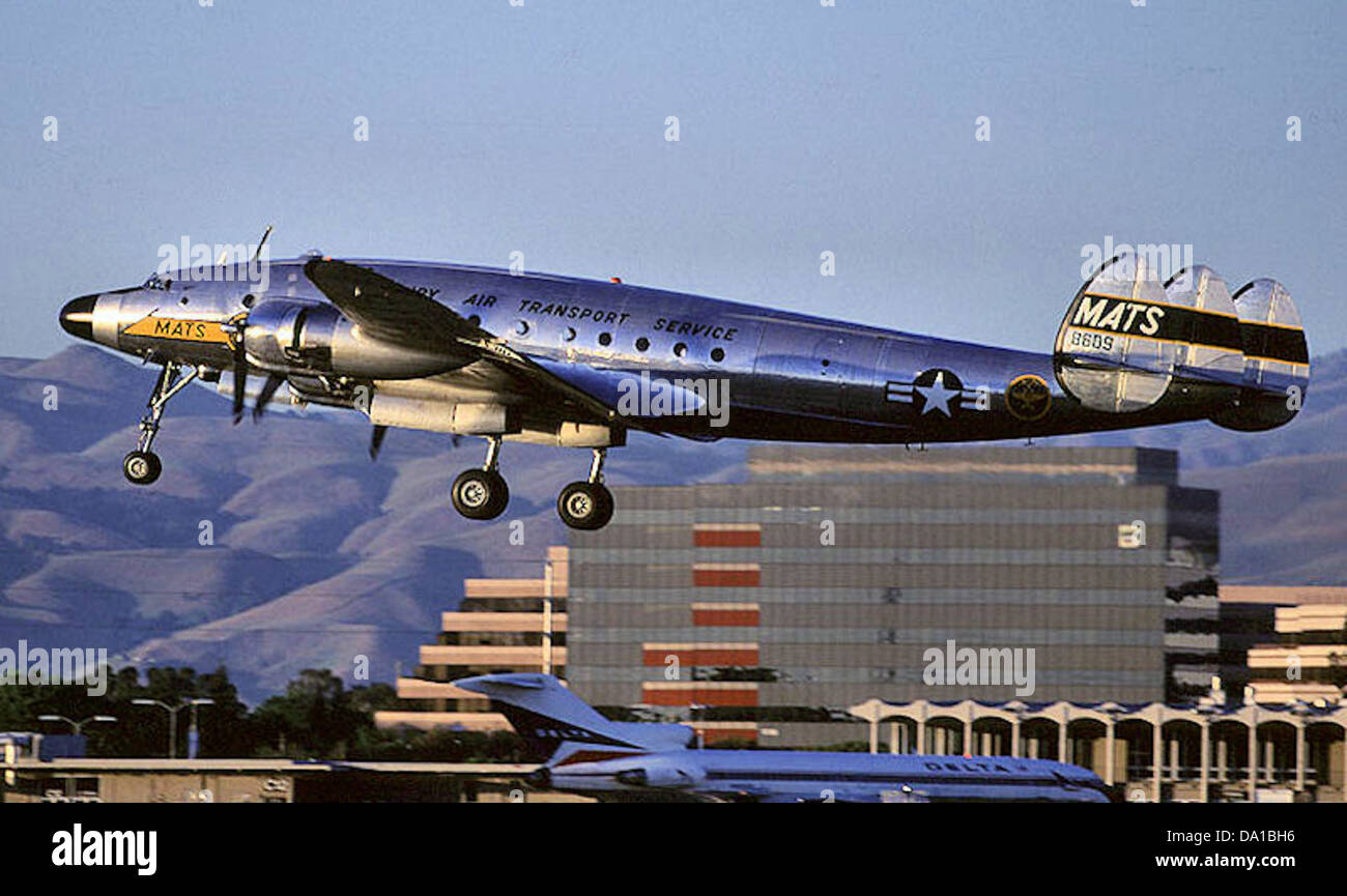 The Lockheed C-121A Constellation 48-609, a significant aircraft from ...