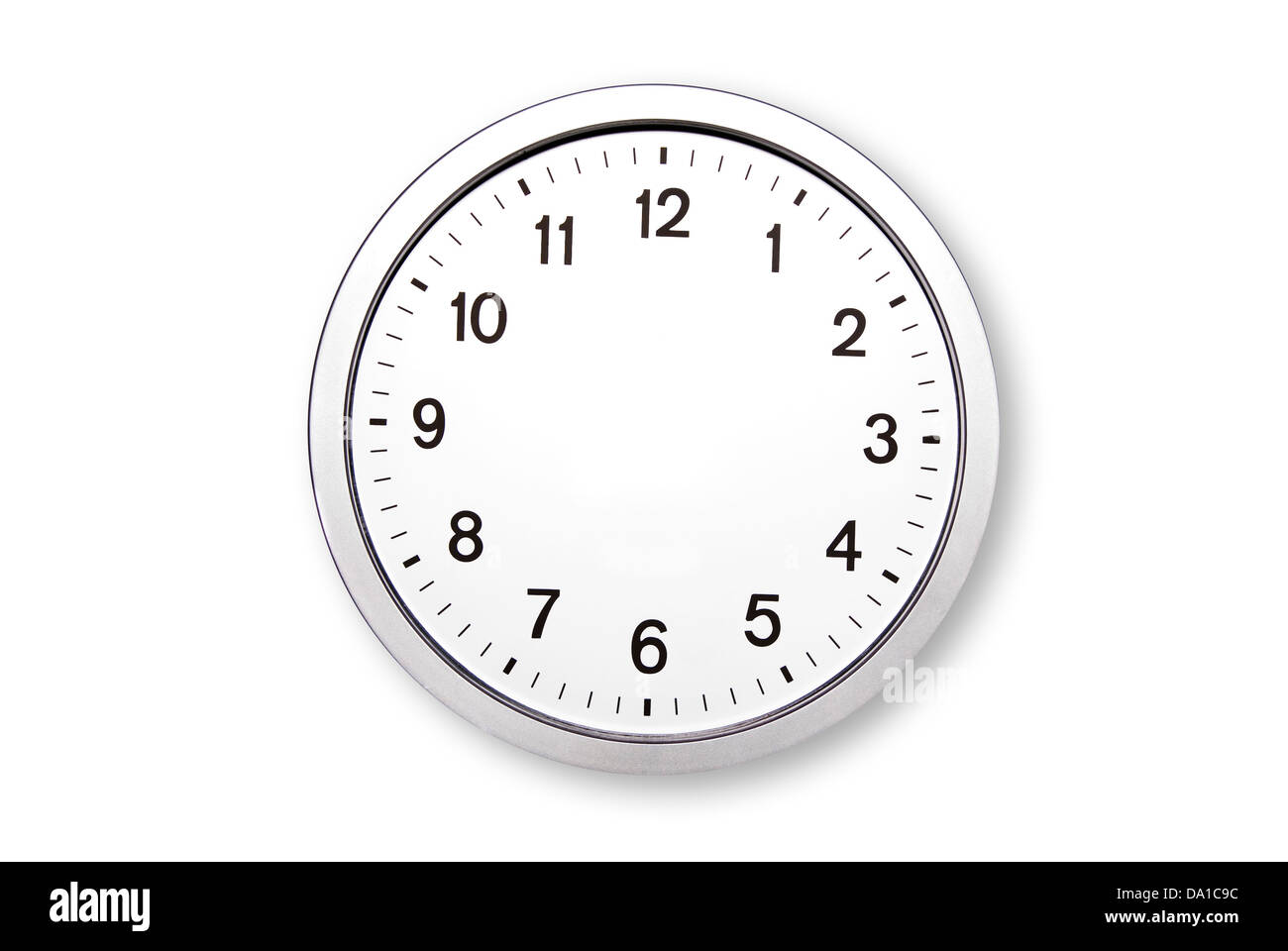 Clock Without Hands Stock Photo Alamy