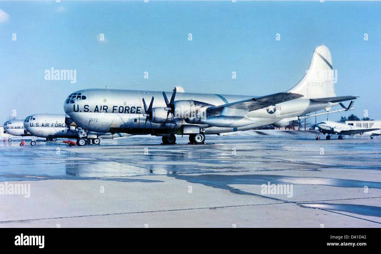 Boeing KC-97G Stratofreighter 53-0172 100 ARS 1964 Stock Photo