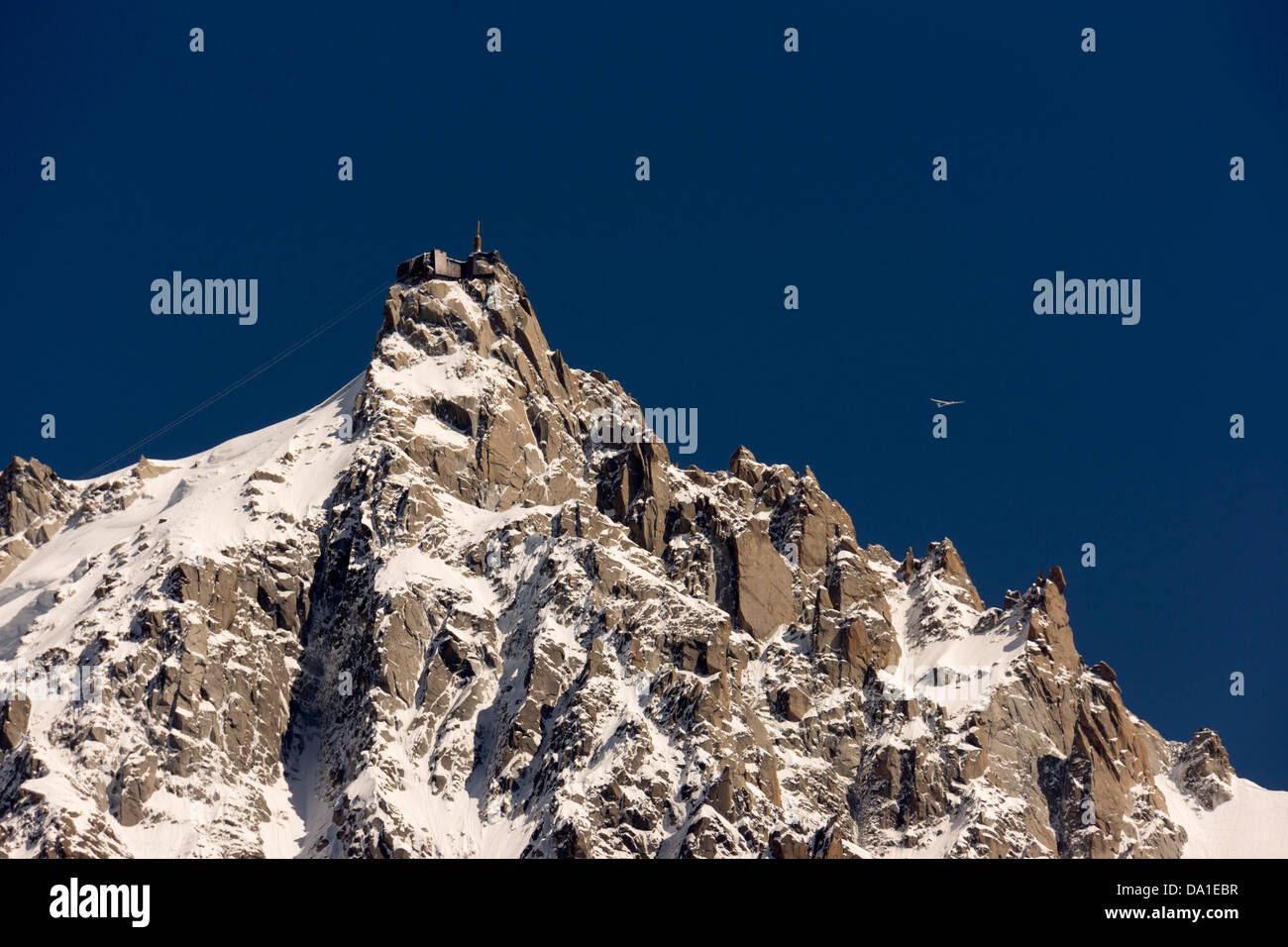 Mont blanc from the aiguille du midi hi-res stock photography and ...