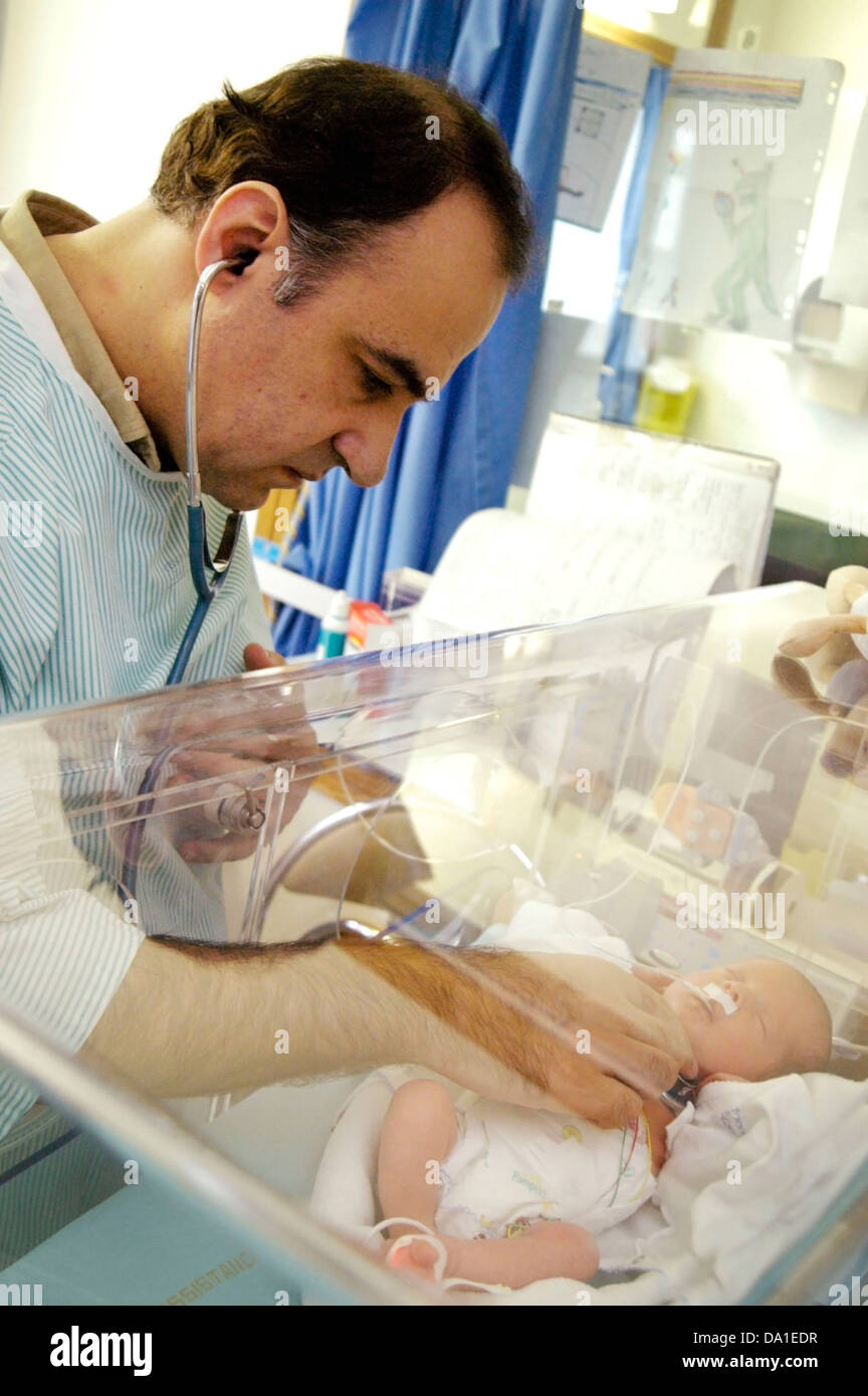 NEONATOLOGY Stock Photo