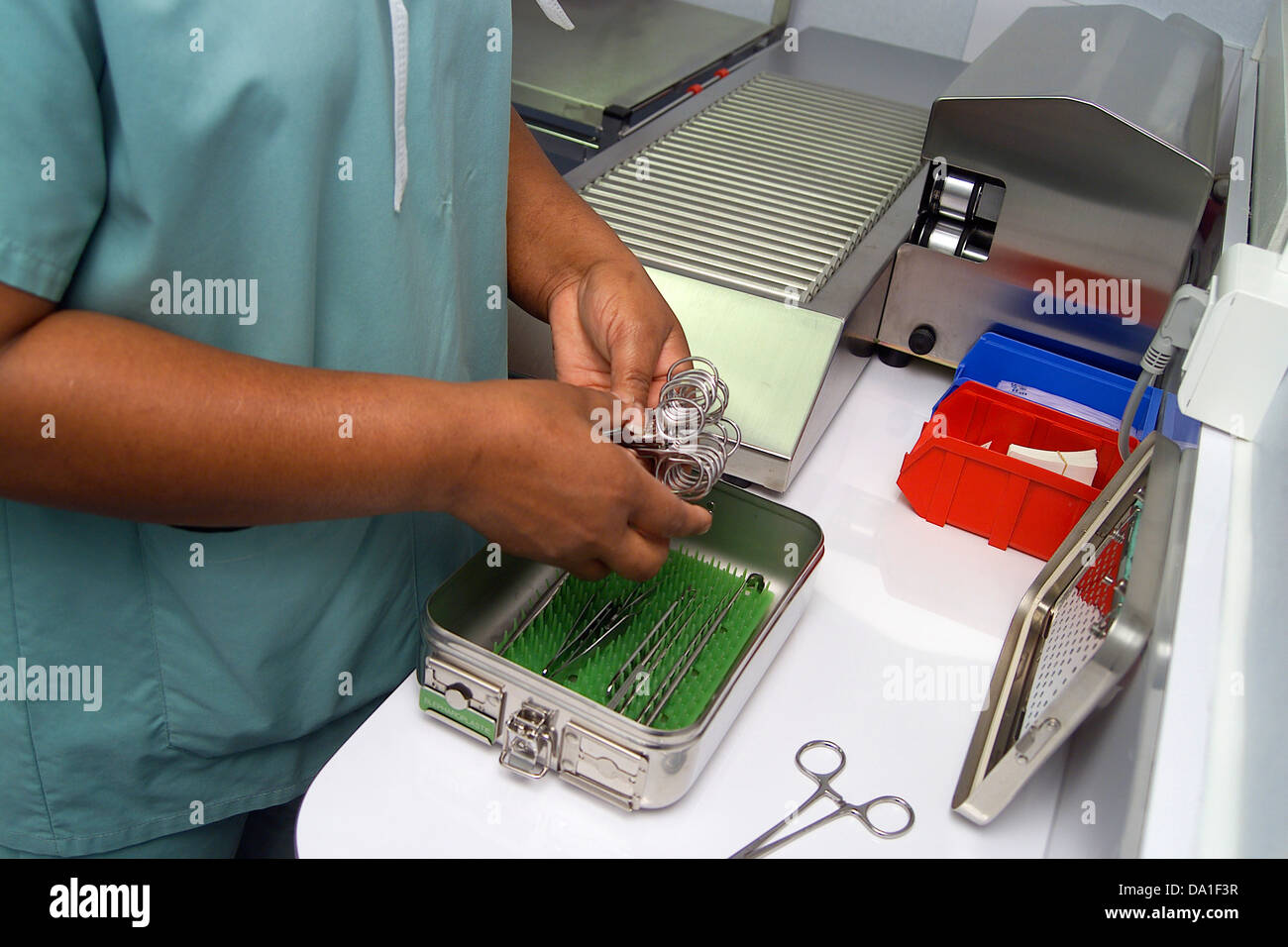 STERILIZATION OF MED. EQUIPMENT Stock Photo Alamy