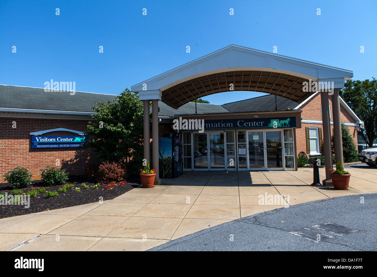 Pennsylvania Dutch Country Visitor Center in Lancaster County in the state of Pennsylvania. Stock Photo