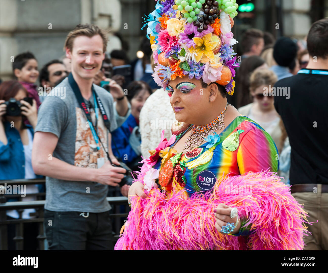 Transvestite outrageous costume hi res stock photography and